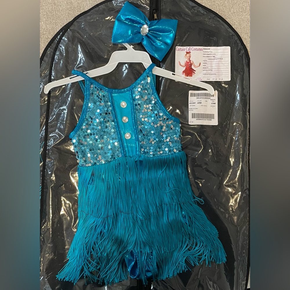 Curtain Call Costumes All Dressed Up style E2380, size children small and medium